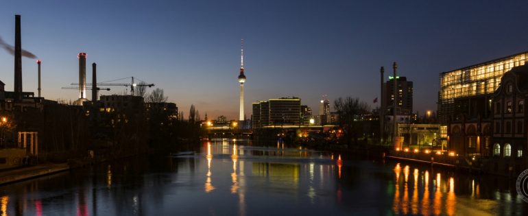 Schillingbrücke bei Dämmerung